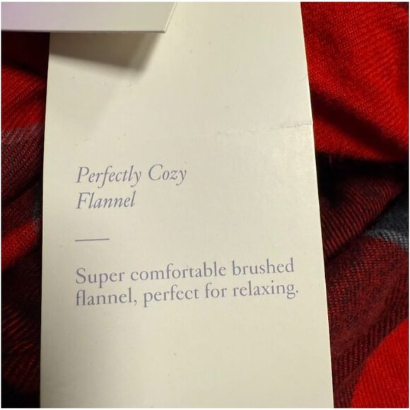 Stars Above Women's Flannel Robe Red Buffalo Check XS/S - Picture 6 of 6